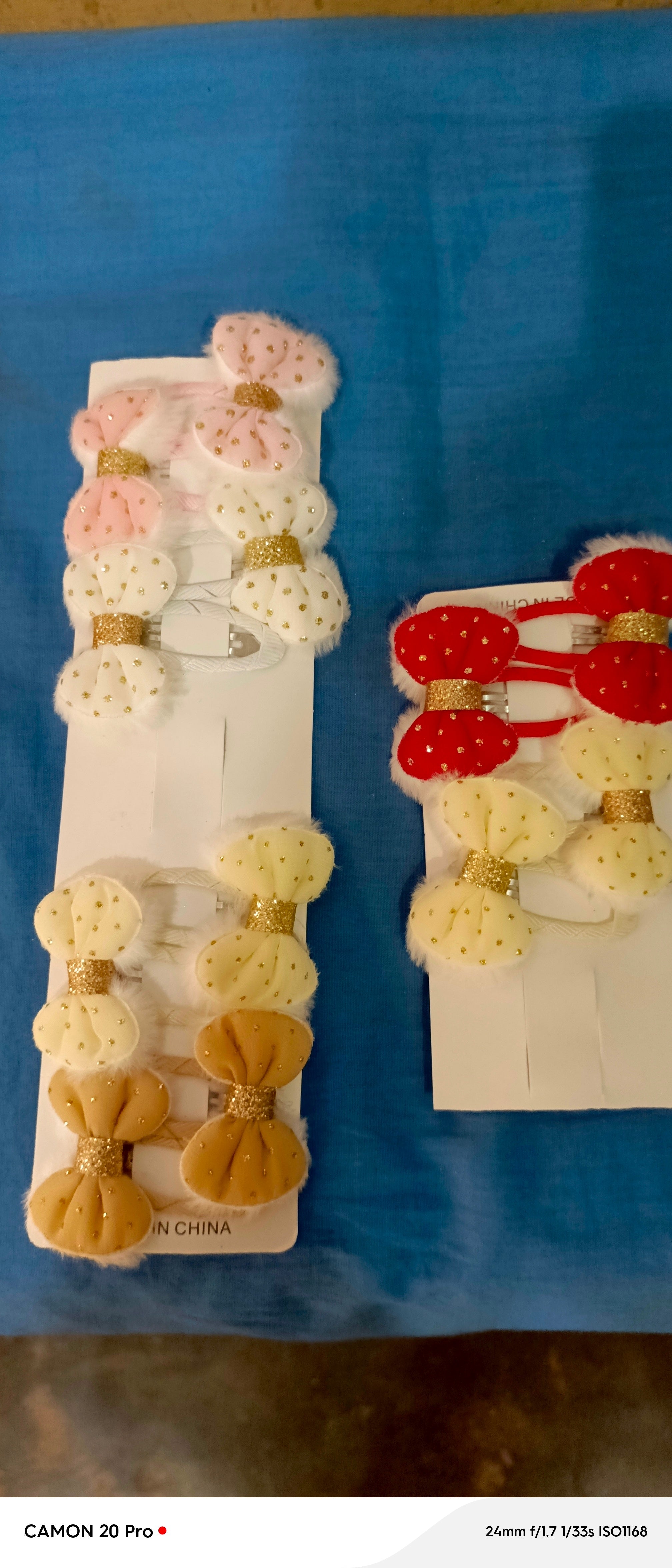Children Hair Tie Bowknot 6PCS Fashion Cute Stretchy Soft